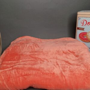 Плед двоспальний полірований плюш Апельсин "2277-5"