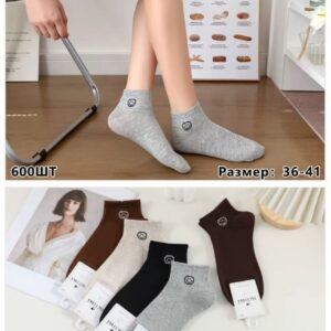 Шкарпетки жіночі з малюнком короткі Ластівка "С3336-29