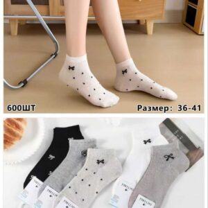 Шкарпетки жіночі з малюнком короткі Ластівка "С3346-1