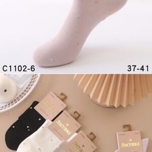 Шкарпетки жіночі високі широка гумка Ластівка "С1102-6