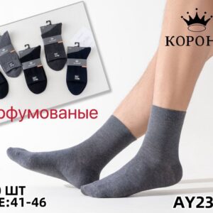 Шкарпетки чоловічі високі ароматизовані Корона "AY231-2