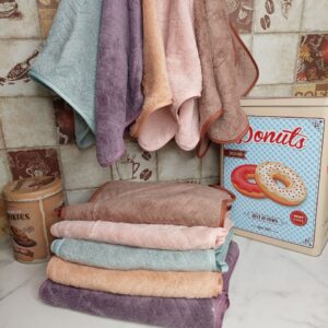 Рушник товста мікрофібра з окантовкою Зигзаг 20 штук "РК-812"