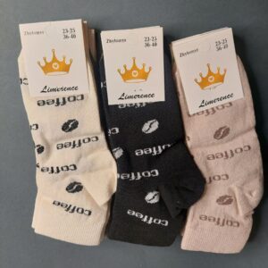 Шкарпетки жіночі середньої висоти Coffee "ST-3242