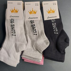 Шкарпетки жіночі середньої висоти Love You "ST-3243