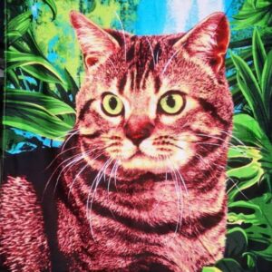 Рушник пляжний махра-велюр Кішка "2923