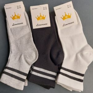 Шкарпетки жіночі середньої висоти широка гумка зі смужкою "Sus-2413