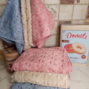 Рушник мікрофібра з окантовкою Косичка 20 штук "РК-825"