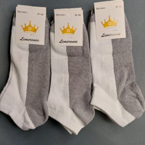 Шкарпетки чоловічі низькі з сірою стопою Корона "STS-963"