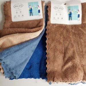 Серветка мікрофібра пухнаста Однотонна 20 штук "СК-131