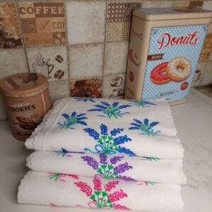 Рушник великодні мікрофібри Лаванда 20 штук "РК-834