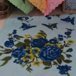 Серветка мікрофібра велика Трояндочки 20 штук "СК-132