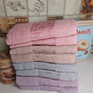 Рушник махровий для обличчя Атласний пояс 8 шт. "PL-708